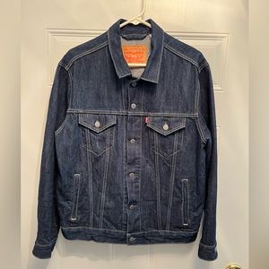 Levi's Men's Trucker Denim Jacket in Rinse Blue Size Medium
